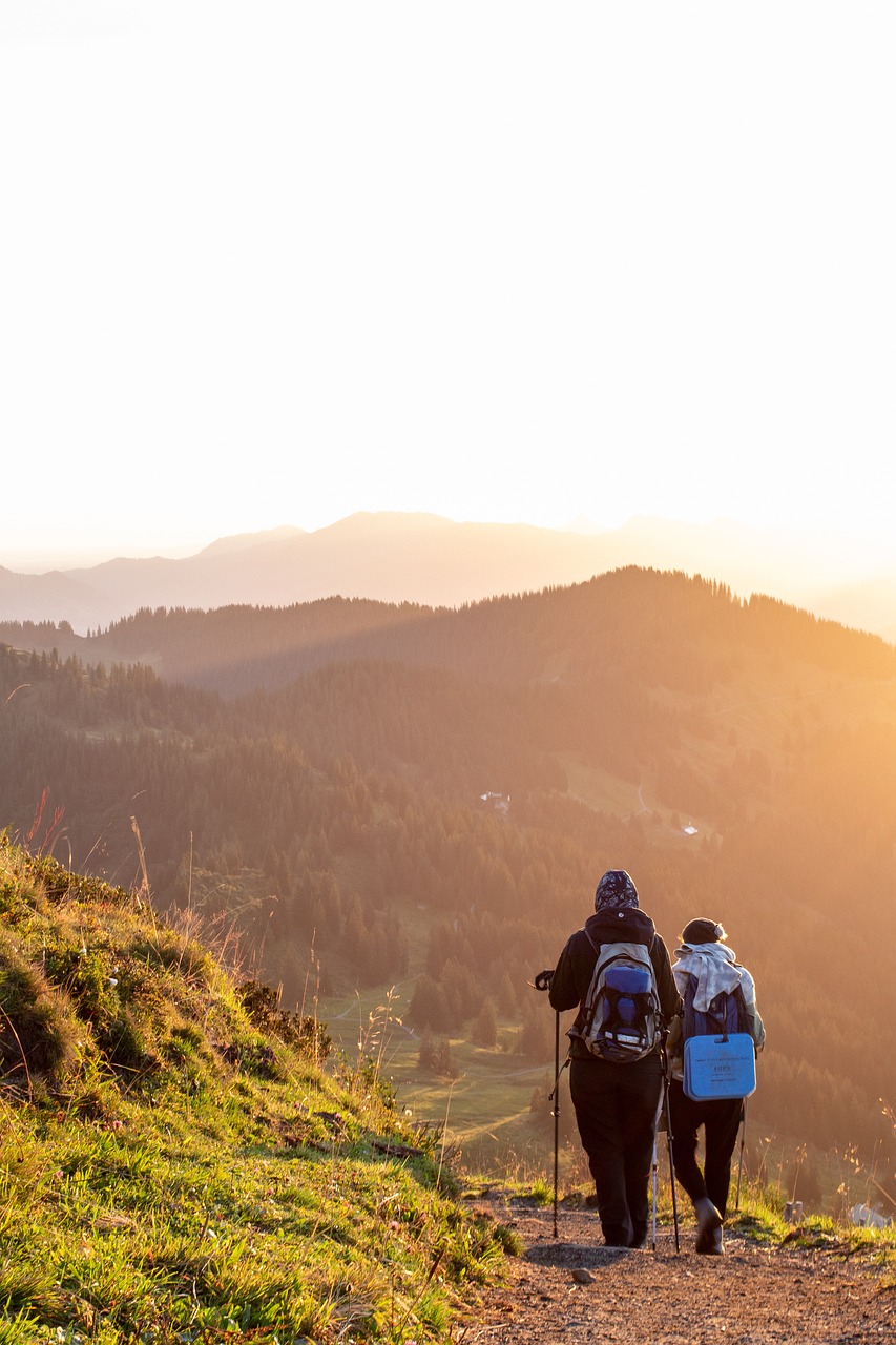 mountain, sunrise, nature, sun, clouds, alpine, weather, freedom, hiking, people, hiking, hiking, hiking, hiking, hiking, people